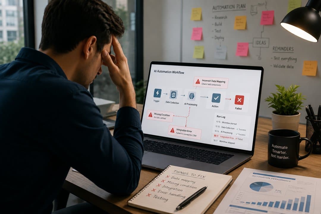 7 Common AI Automation Mistakes and How to Fix Them